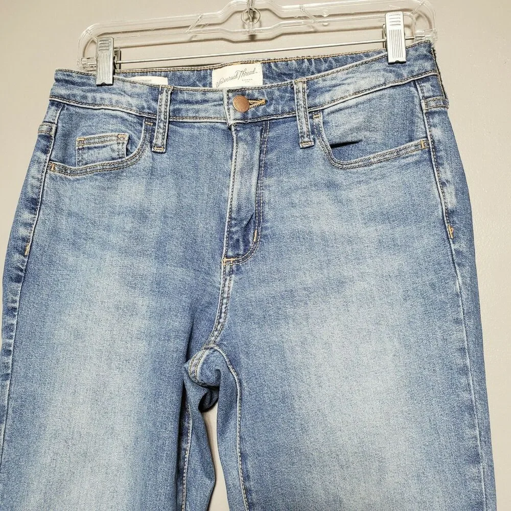 Universal Thread Jeans Womens Size 4/27 High Rise Straight Leg Stretch 2022